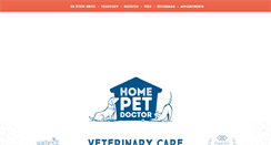 Desktop Screenshot of homepetdoctor.com