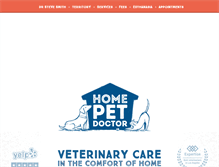 Tablet Screenshot of homepetdoctor.com